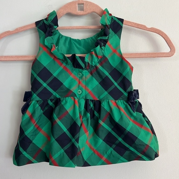 Janie & Jack Plaid Peplum Top​​ - Picture 5 of 6